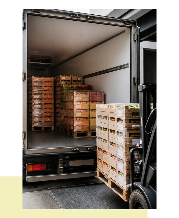 Перевозка сельхозпродукции на паллетах с доставкой в Черкесск